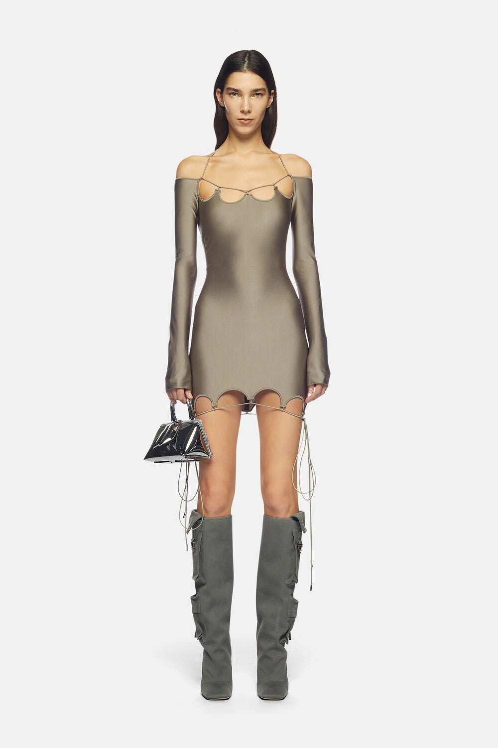 Lyna mini dress - Military