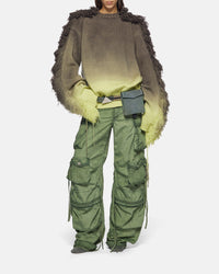 Pull oversize manches longues Rundie - Lime Multishades