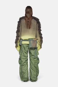 Pull oversize manches longues Rundie - Lime Multishades