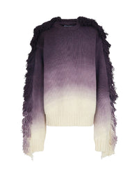 Pull oversize Rundie à franges - Purple Multishades