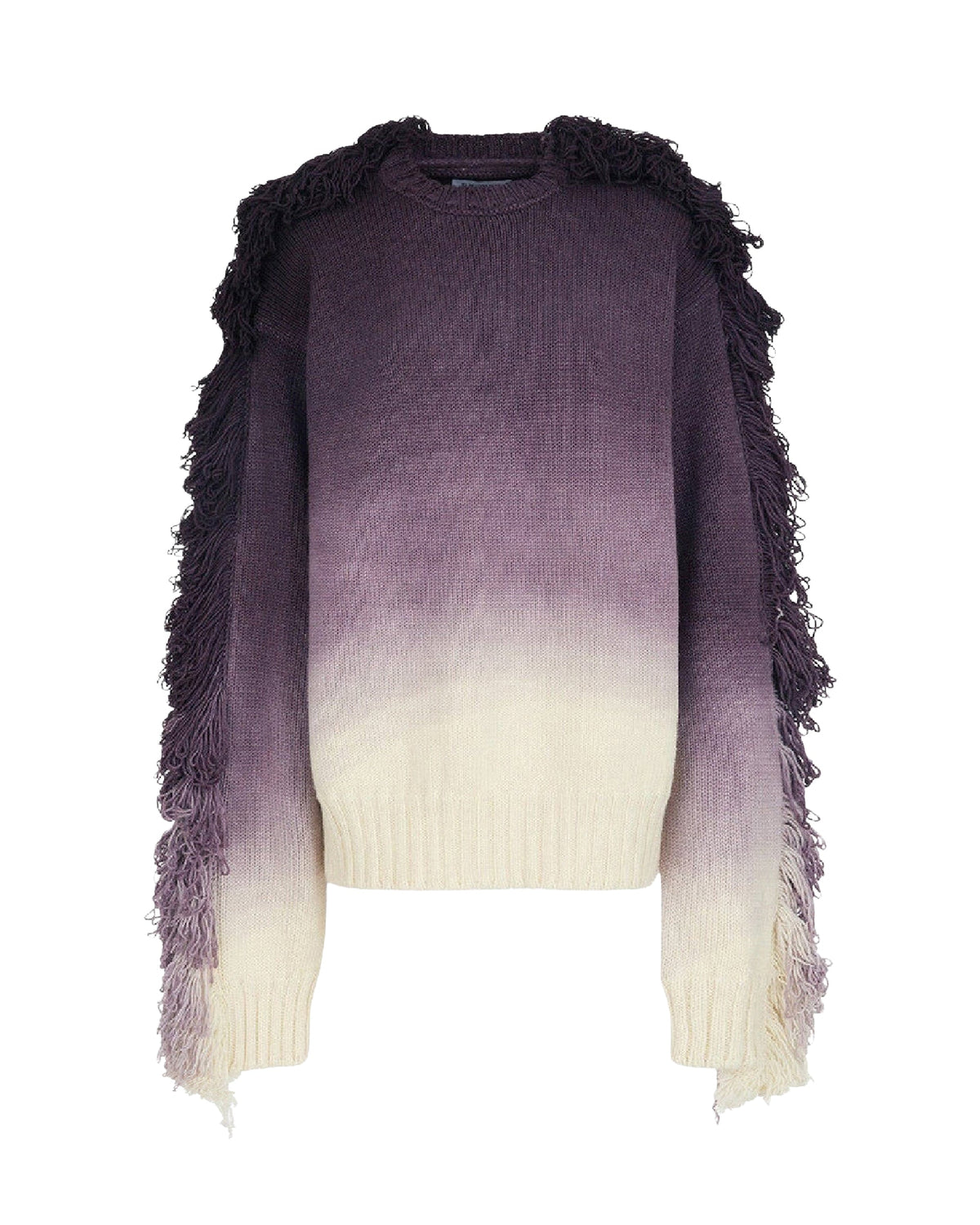Pull oversize Rundie à franges - Purple Multishades
