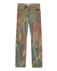 Pantalon long Deann en denim - Camouflage