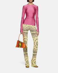 Pantalon long en lycra imprimé - Banana & Black