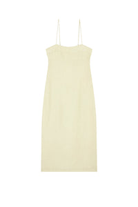 Robe longue Tilly Moss - Tilleul