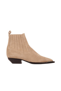 Bottines Georgia en cuir - Sable