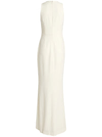 Robe longue drapée à volant cascade - Jazzy
