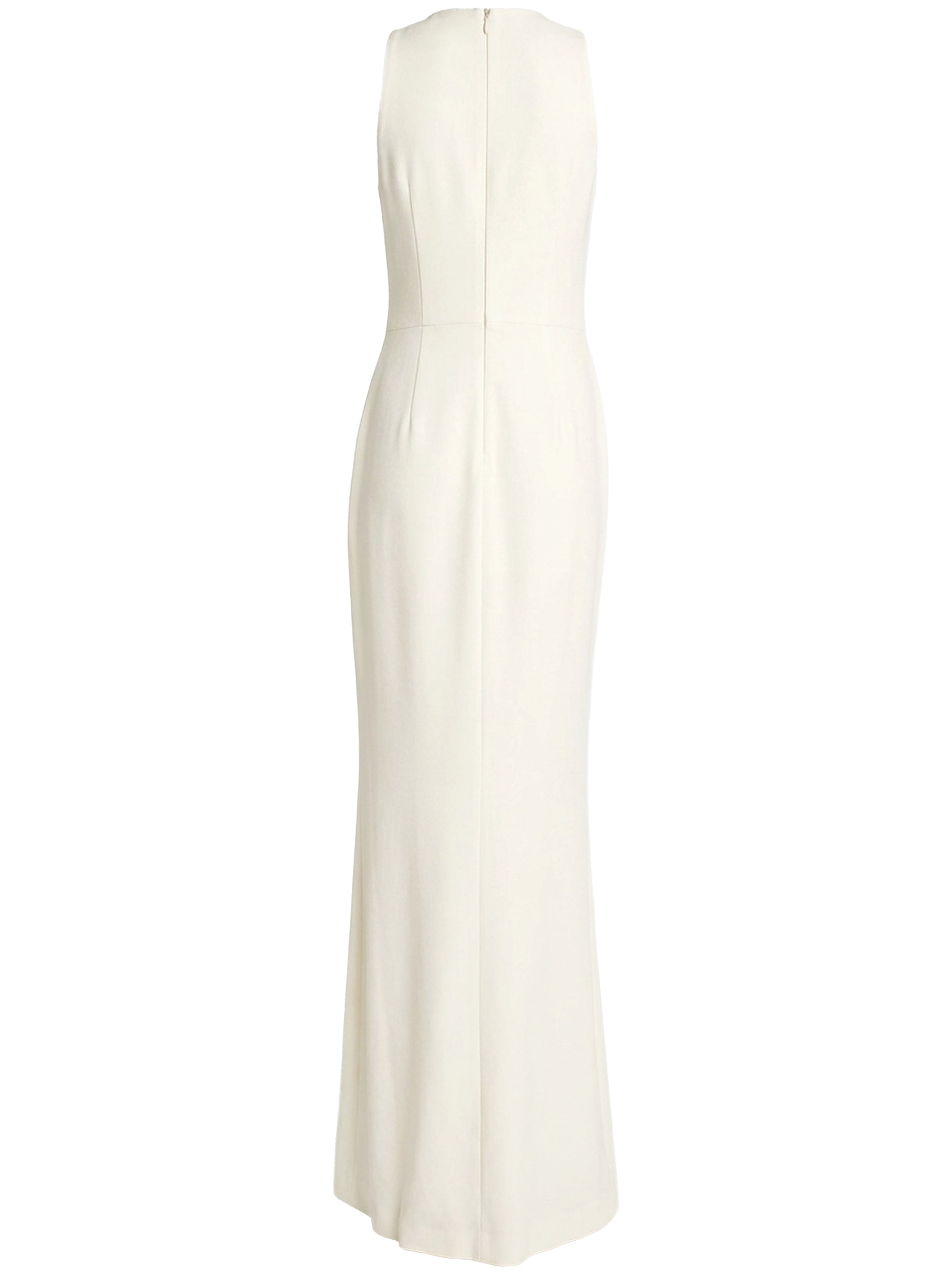 Robe longue drapée à volant cascade - Jazzy