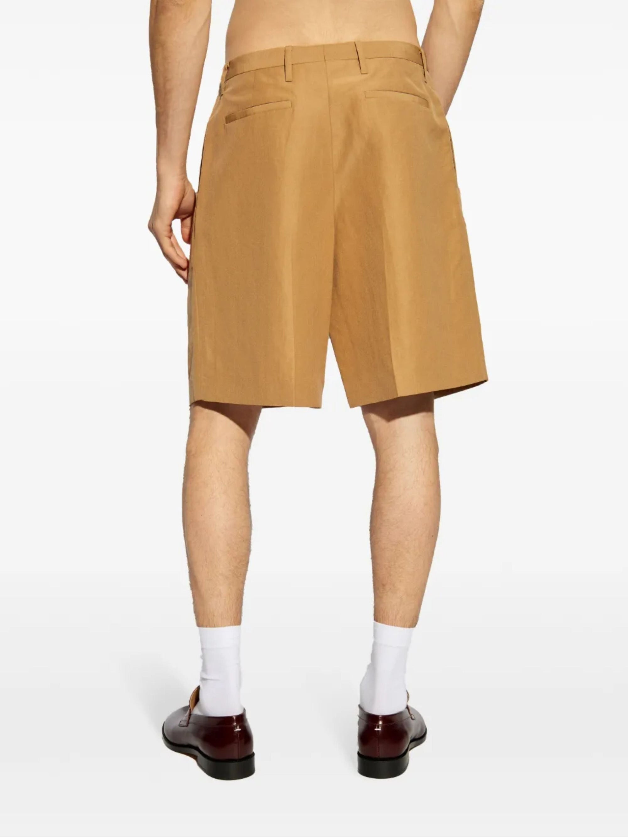 PLEATED FORMAL SHORT