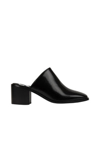 Mules Mitchell en cuir - Noir