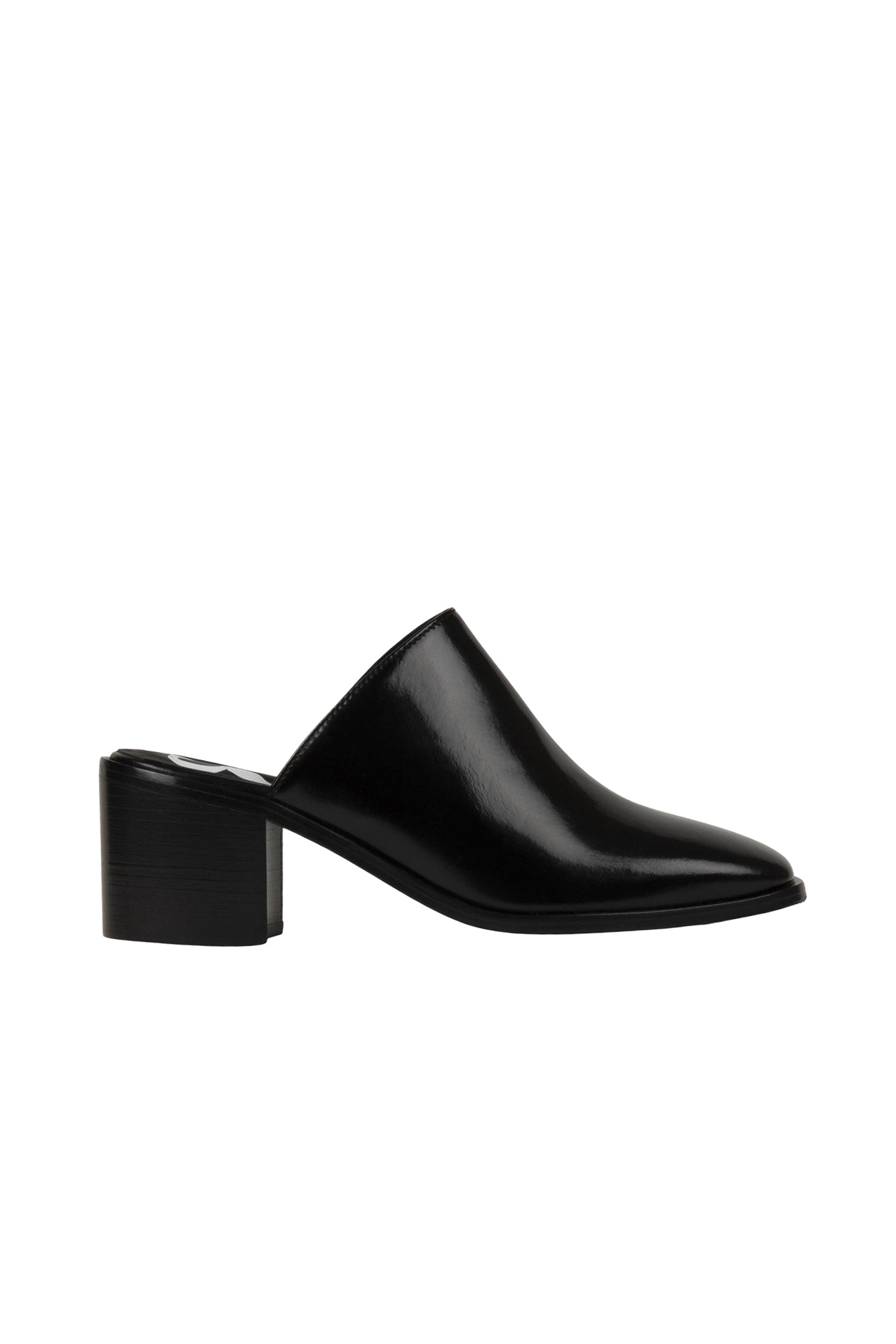 Mules Mitchell en cuir - Noir
