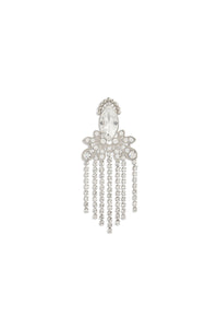 Broche en laiton à strass - Silver