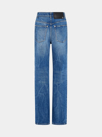 Signature jeans with 1969 metal discs