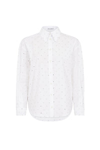 Chemise oversize à cristaux - Optical White