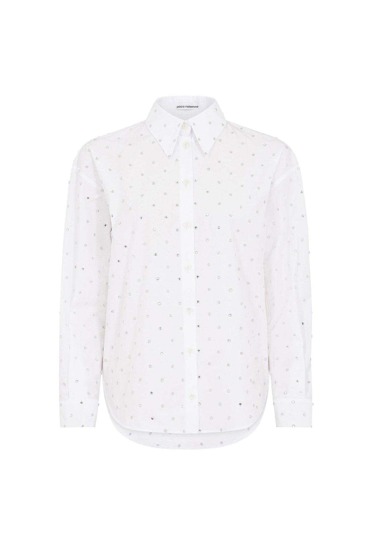 Chemise oversize à cristaux - Optical White