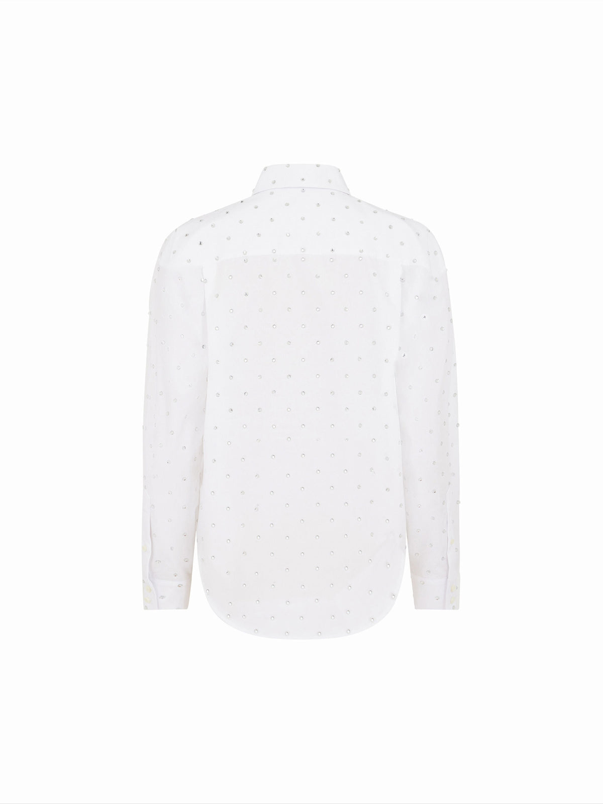 Chemise oversize à cristaux - Optical White
