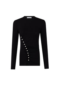 Long-sleeved top - Black