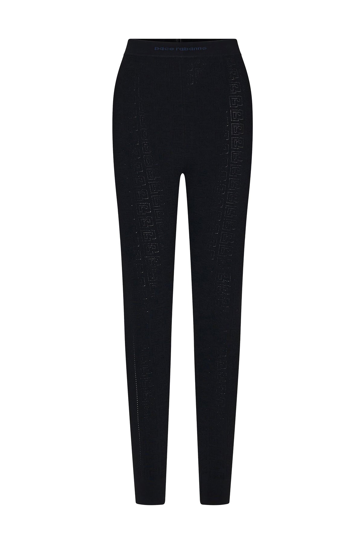 Legging à logo et ceinture signature - Black