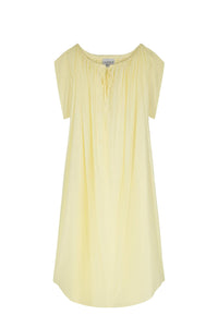 Robe Daff à fronces - Yellow