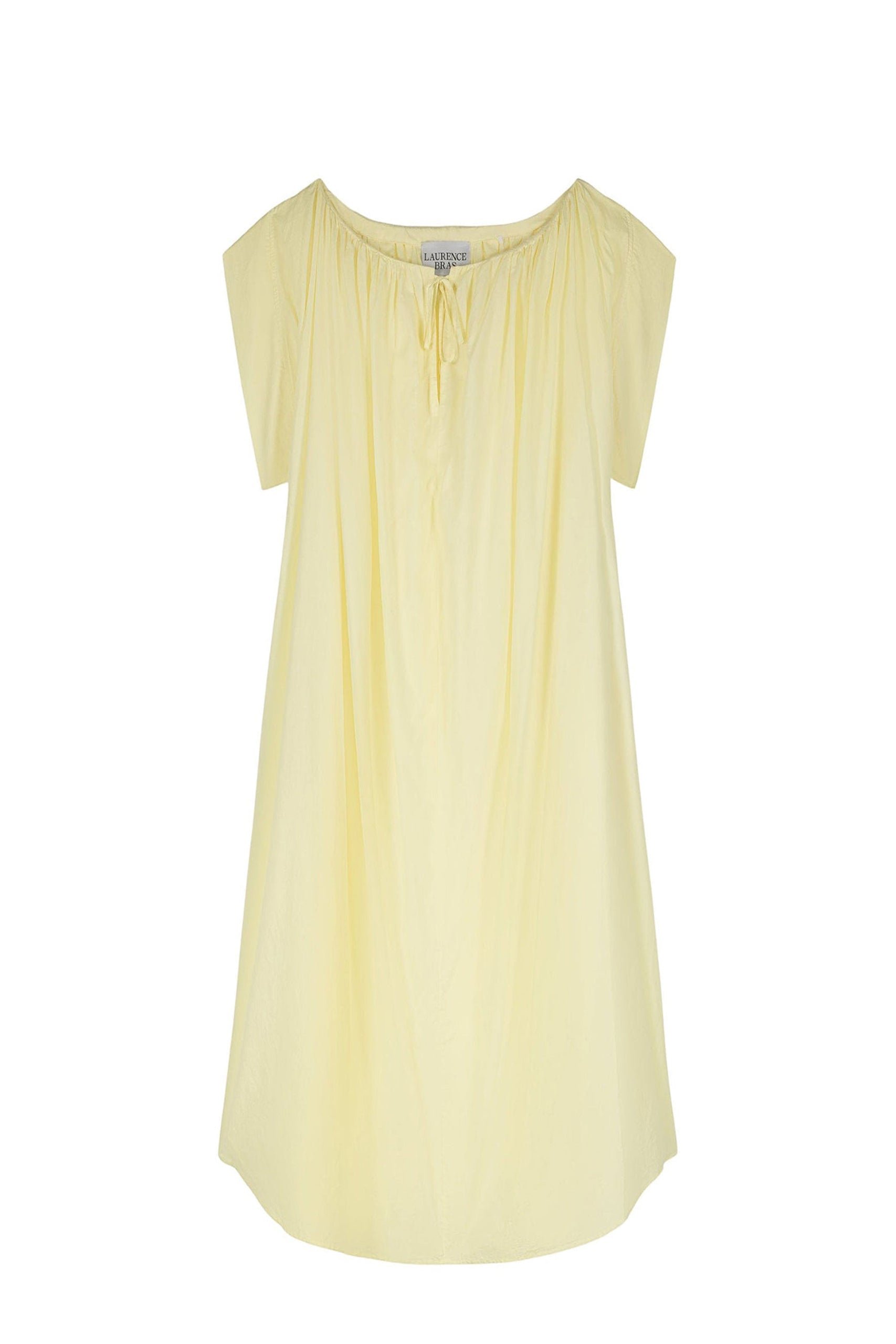 Robe Daff à fronces - Yellow