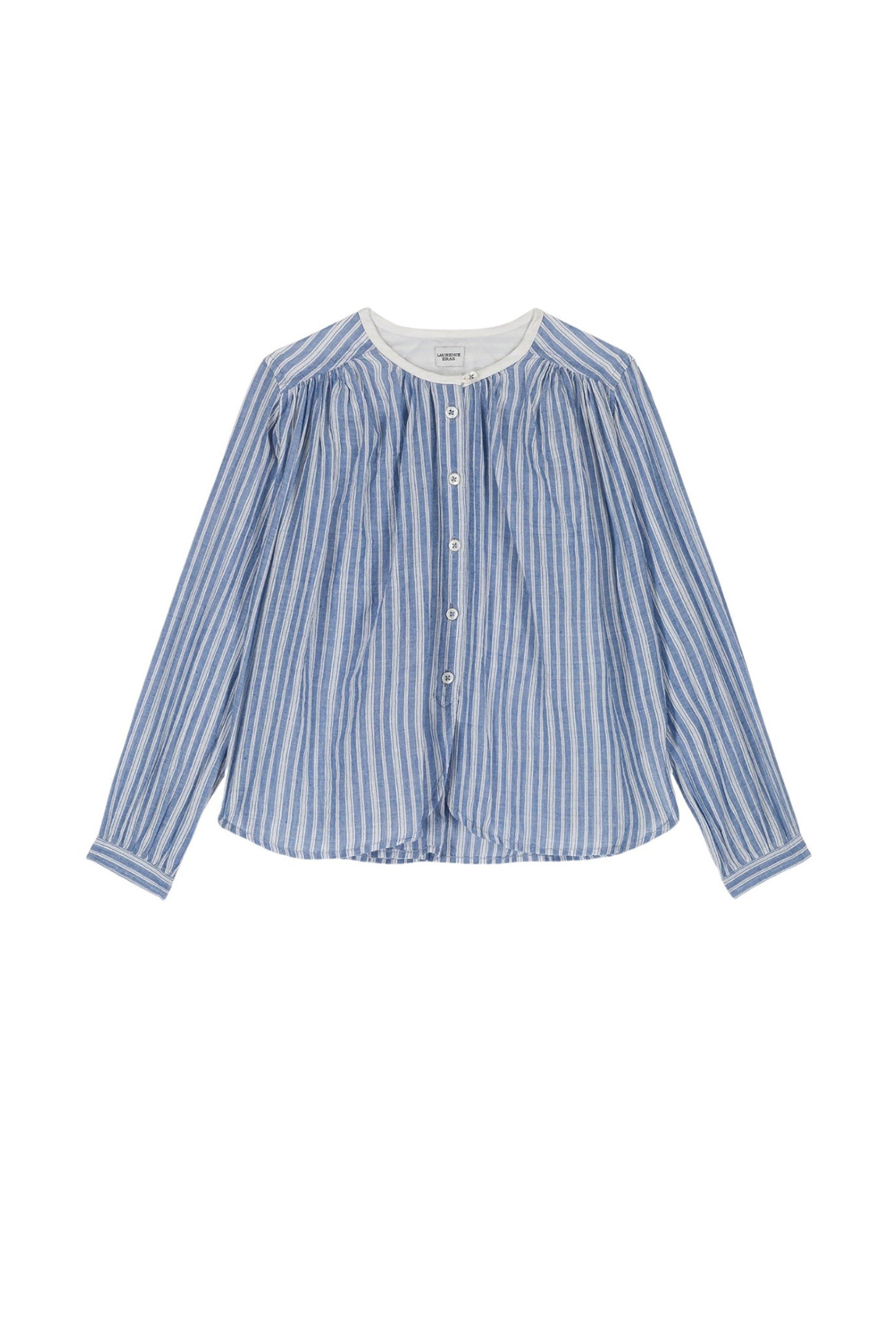 Blouse Enfant Cigar à manches longues - Sky Stripes