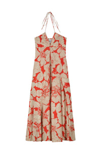Robe Debo coupe evasée - Red