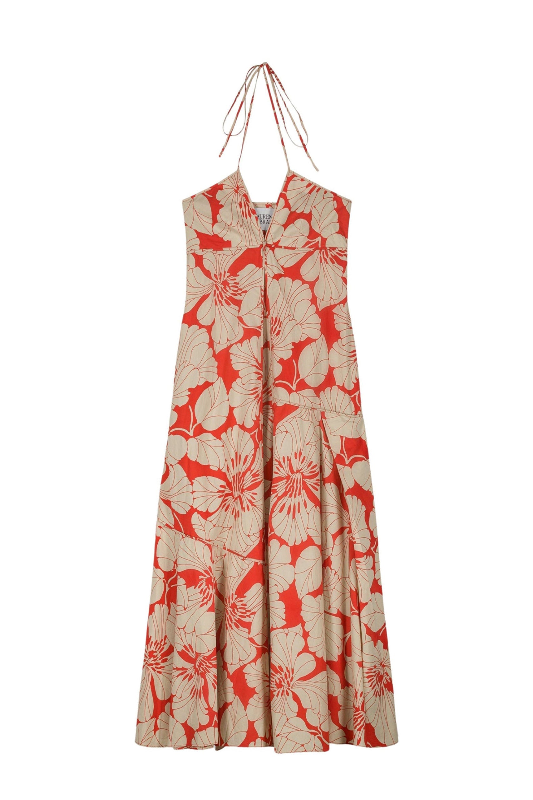 Robe Debo coupe evasée - Red