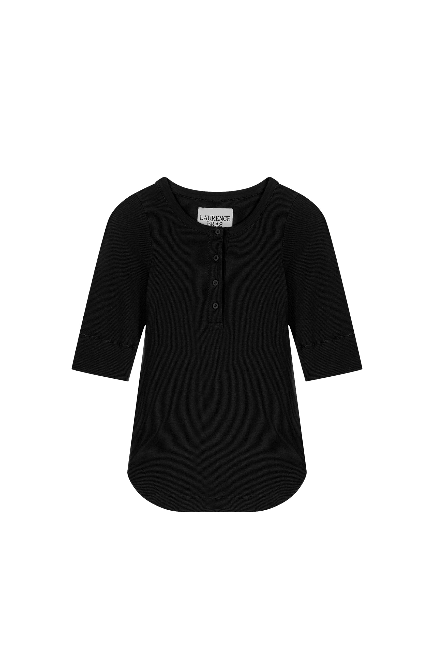T-shirt Martin à manches mi-longues - Black