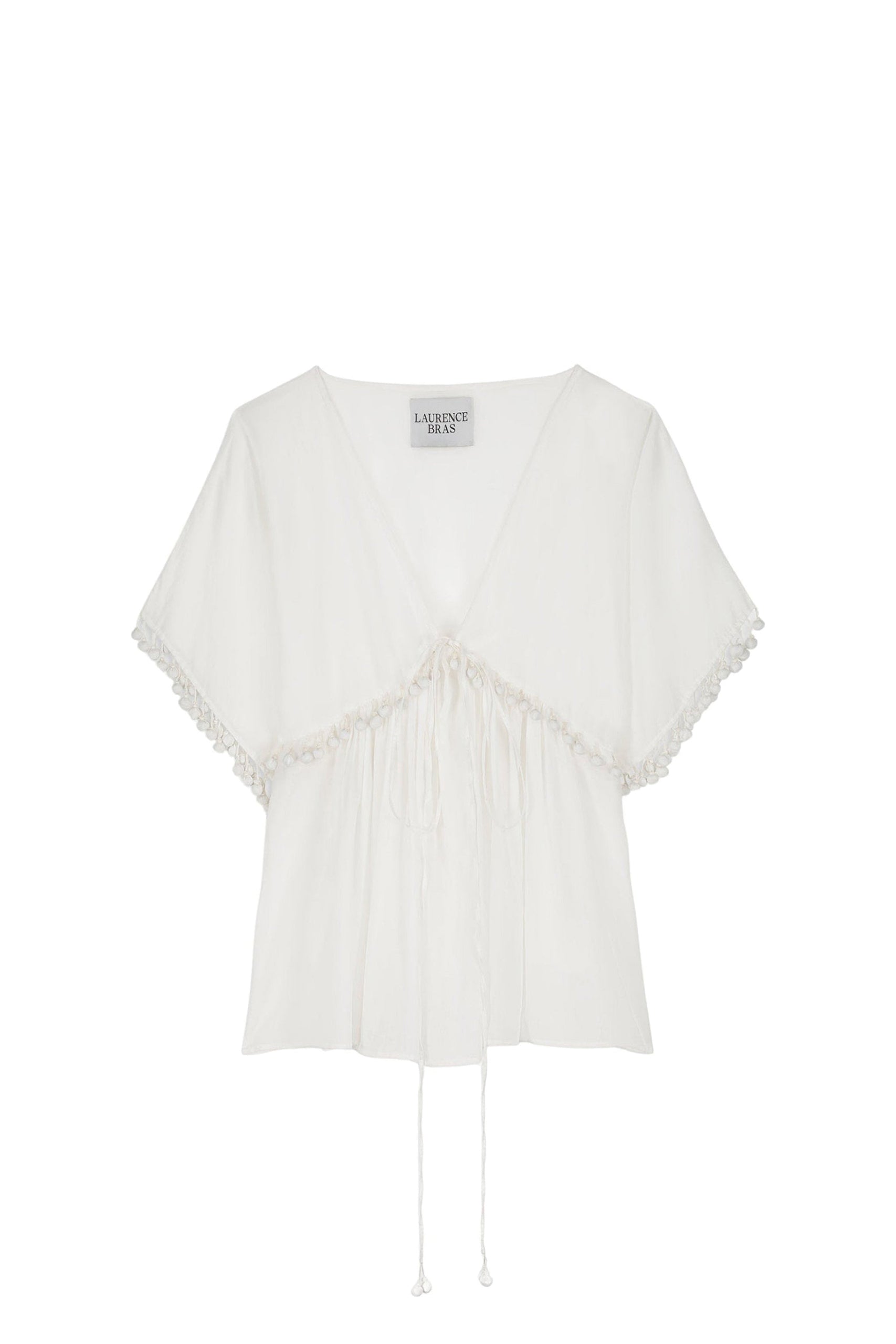 Blouse Eagle coupe ample - White