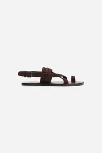 ZNOSTOCK_BROWN SHOES SISTER CROSS - Brown