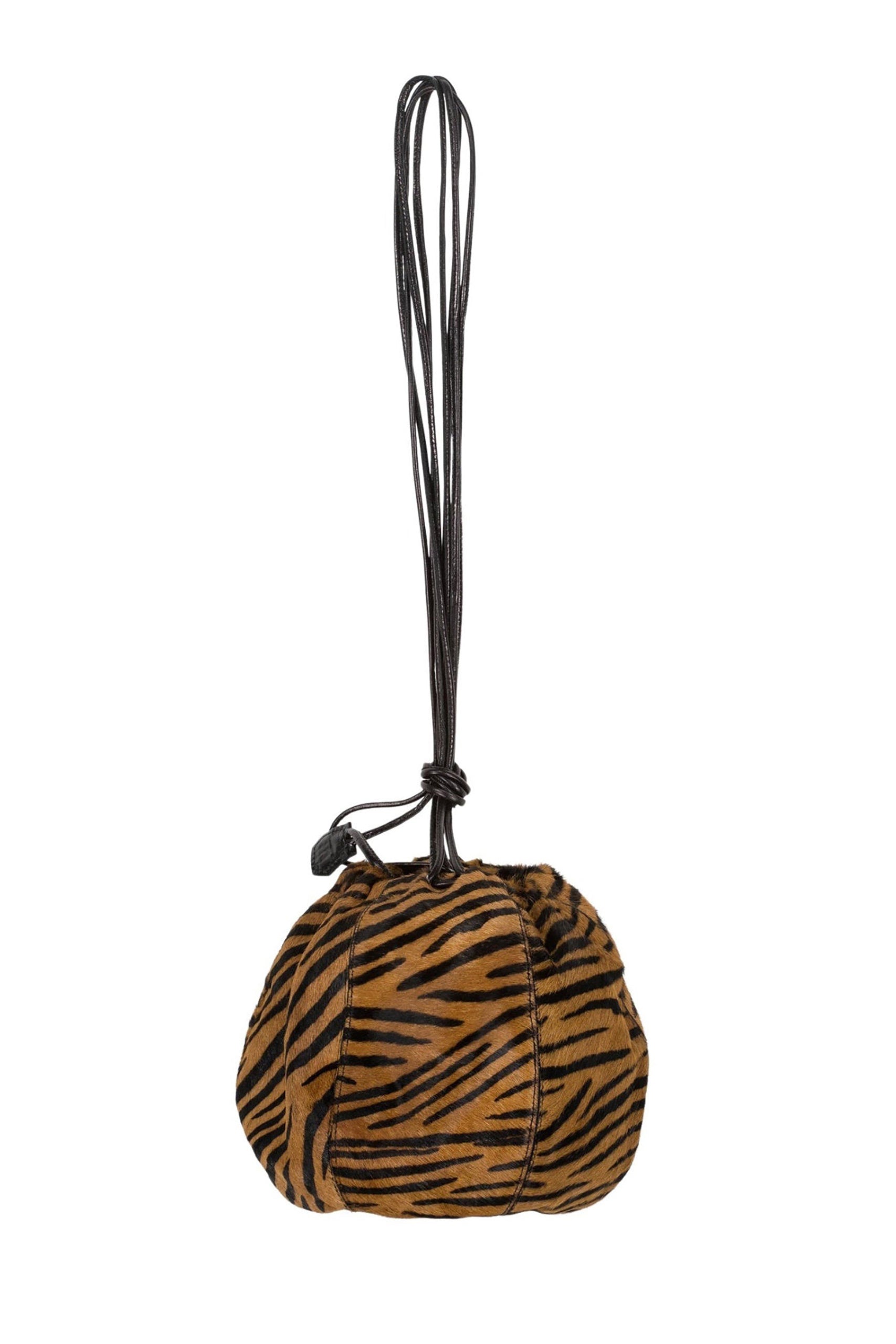Sac Manioc en daim - Brown & Black