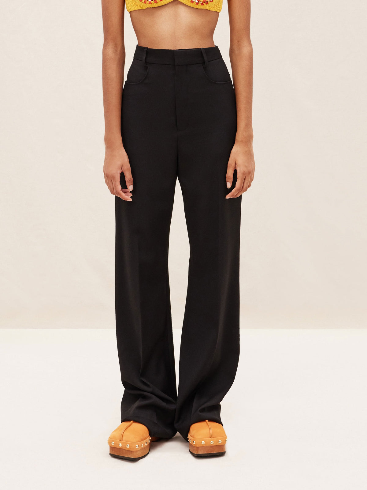 75€ / 11 sold //17 QTY / ST65%   Pantalon Sauge en laine - Black