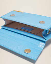 Sac long Chiquito en cuir - Blue