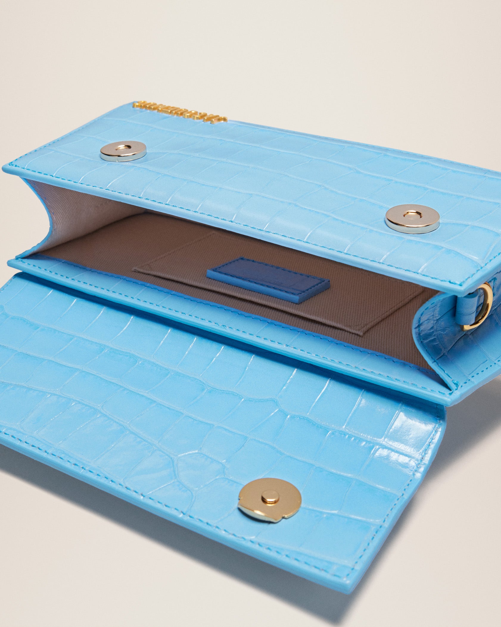 Sac long Chiquito en cuir - Blue