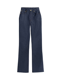 Pantalon De-Nimes en denim - Navy & Brown