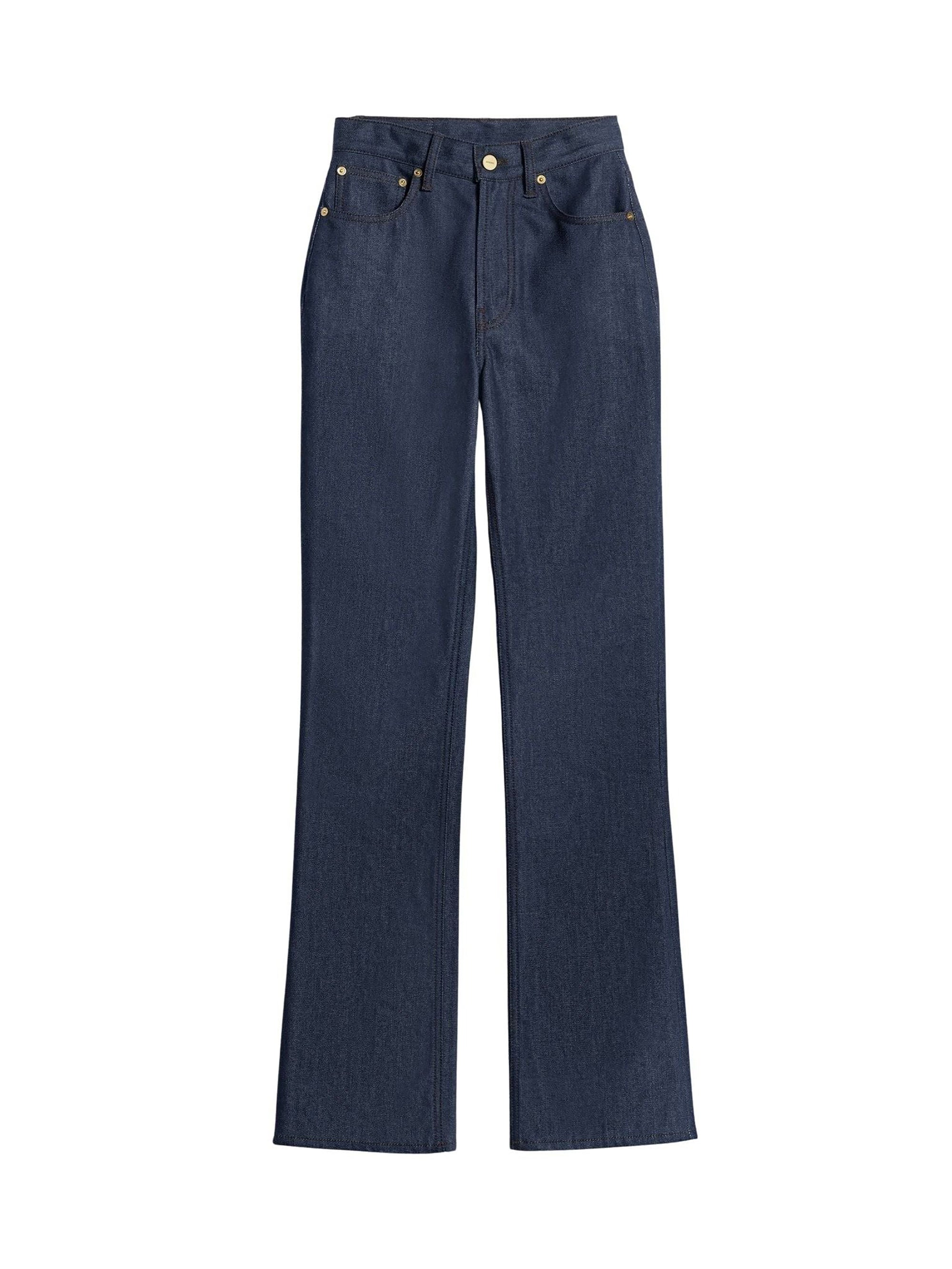 Pantalon De-Nimes en denim - Navy & Brown