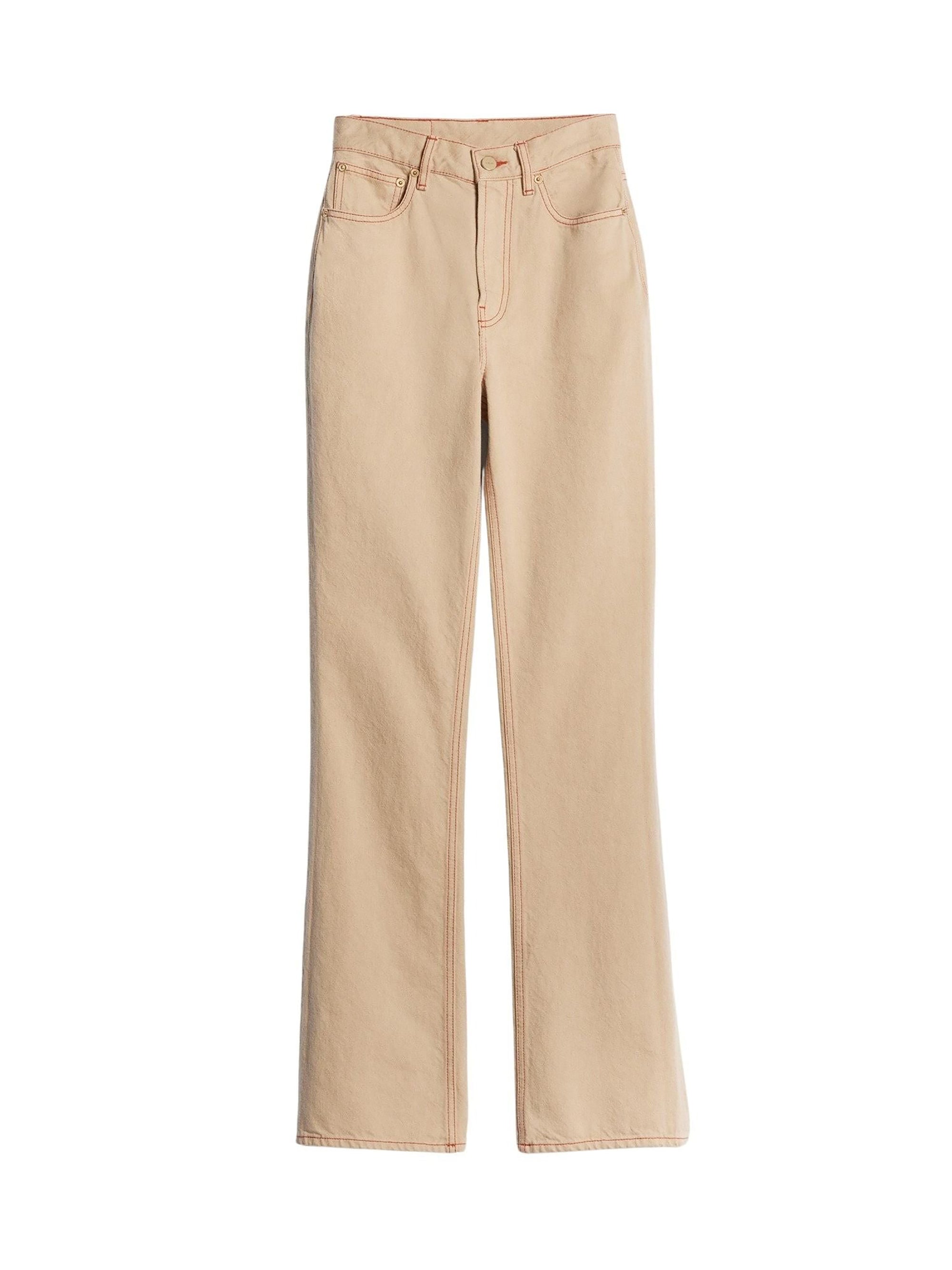 Pantalon De-Nimes en denim - Beige & Terracotta