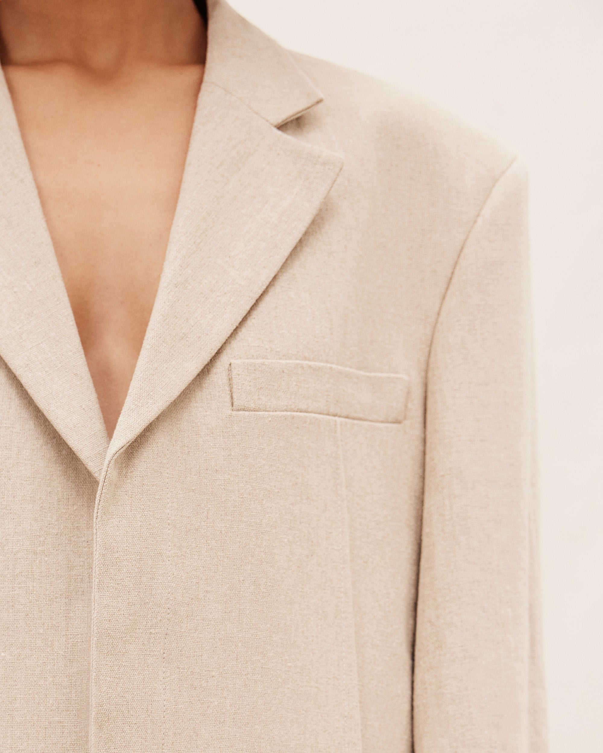 BEIGE LA VESTE D'HOMME