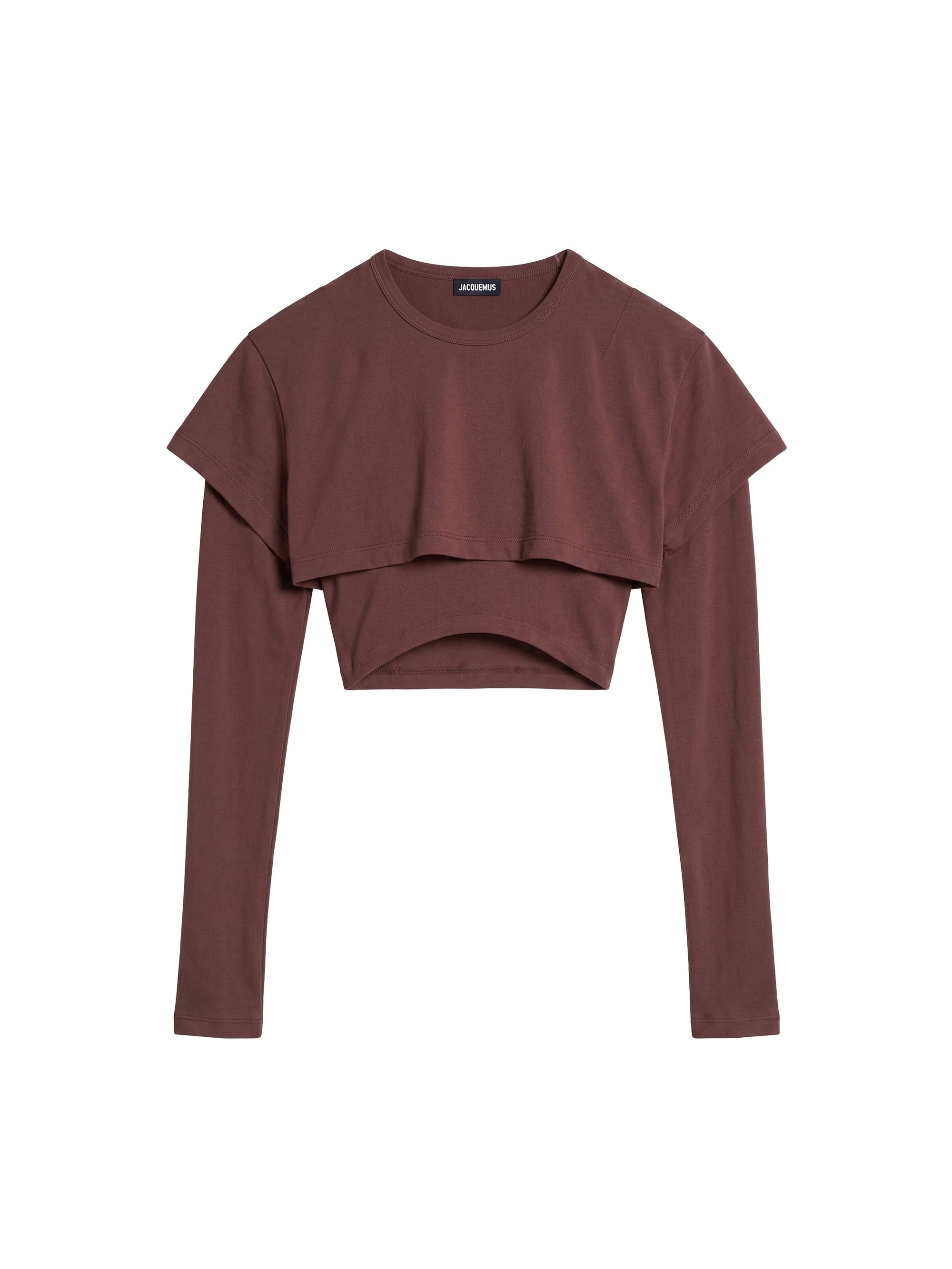 BROWN LE DOUBLE TSHIRT