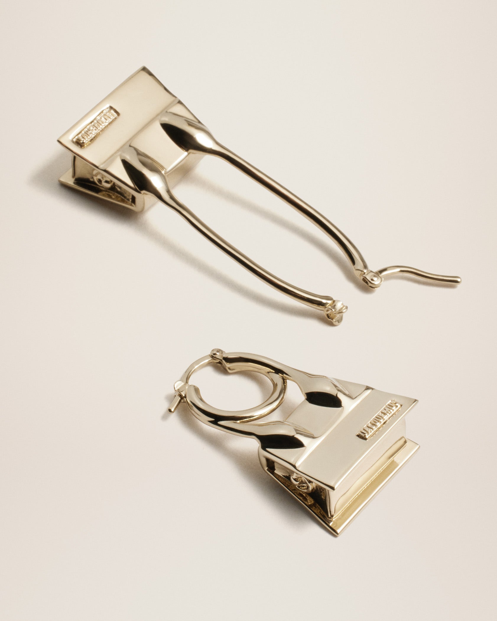 Boucles d'oreilles créoles Chiquito Nœud - Light Gold