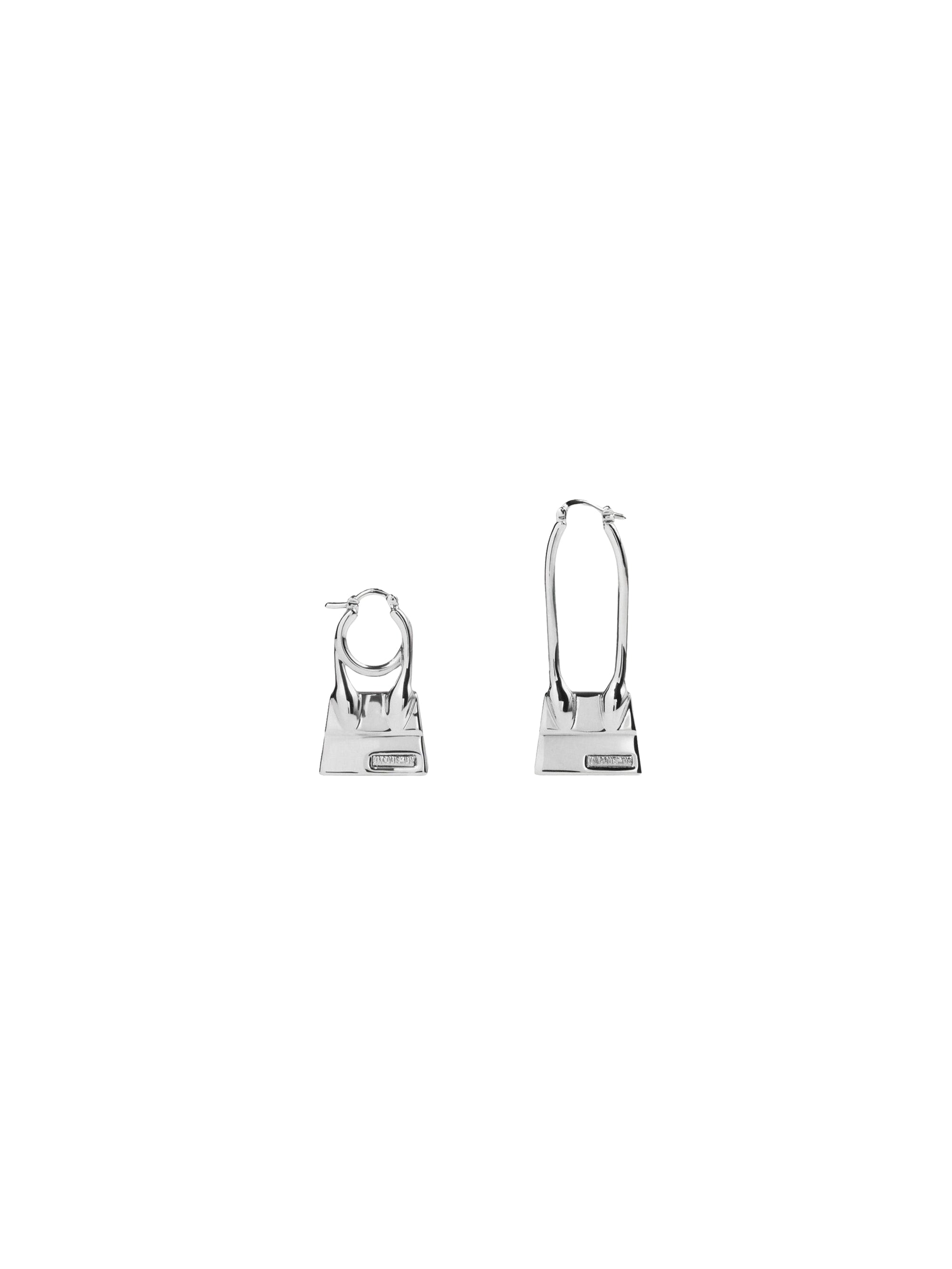 Boucles d'oreilles créoles Chiquito Nœud - Silver