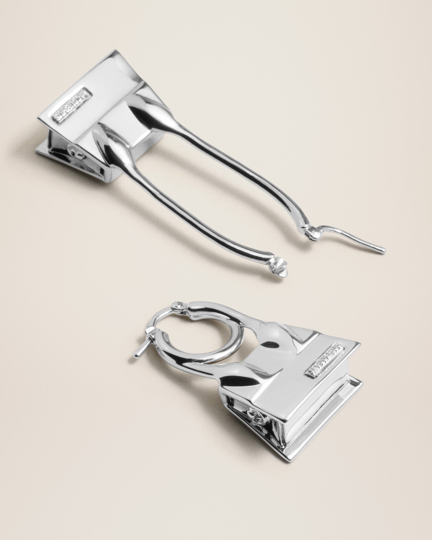 Boucles d'oreilles créoles Chiquito Nœud - Silver