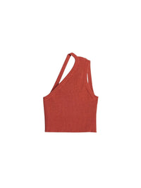 Haut Ascu en lin - Dark Red