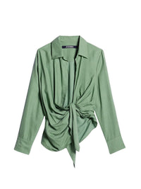 Chemise Bahia drapée - Khaki