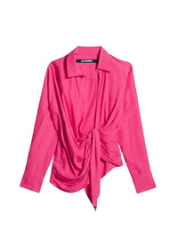 Chemise Bahia drapée - Pink