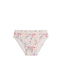 Bas de maillot de bain - Print Multicolors Tag Whi