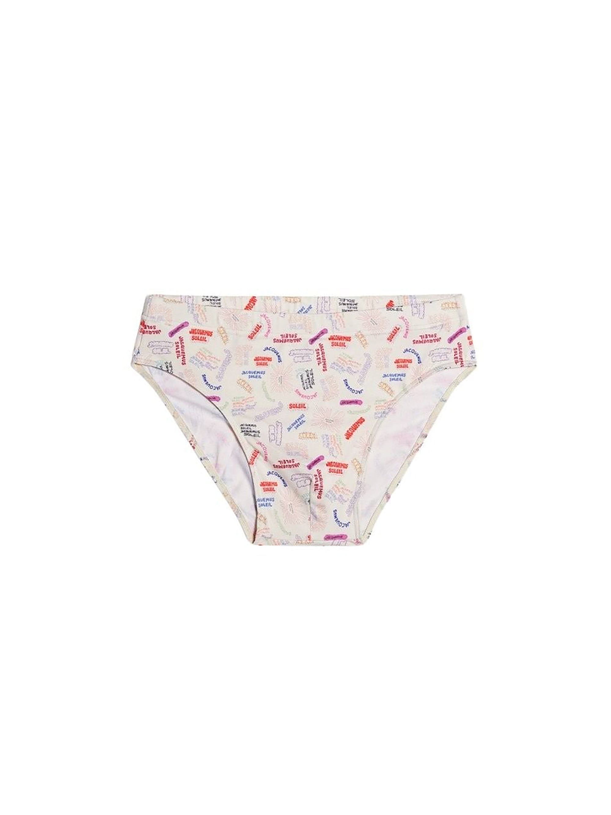 PRINT MULTICOLORS TAG WHI LE SLIP DE BAIN