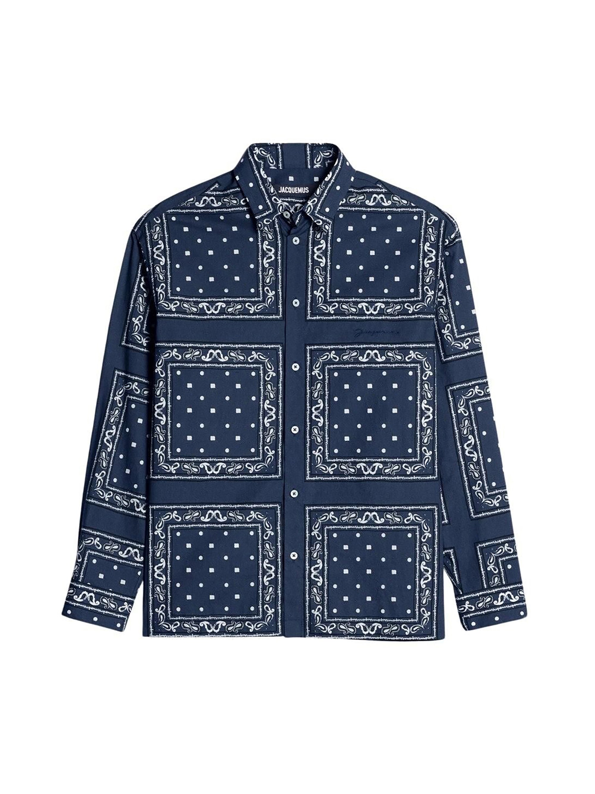 Chemise Baou imprimée - Navy Paisley