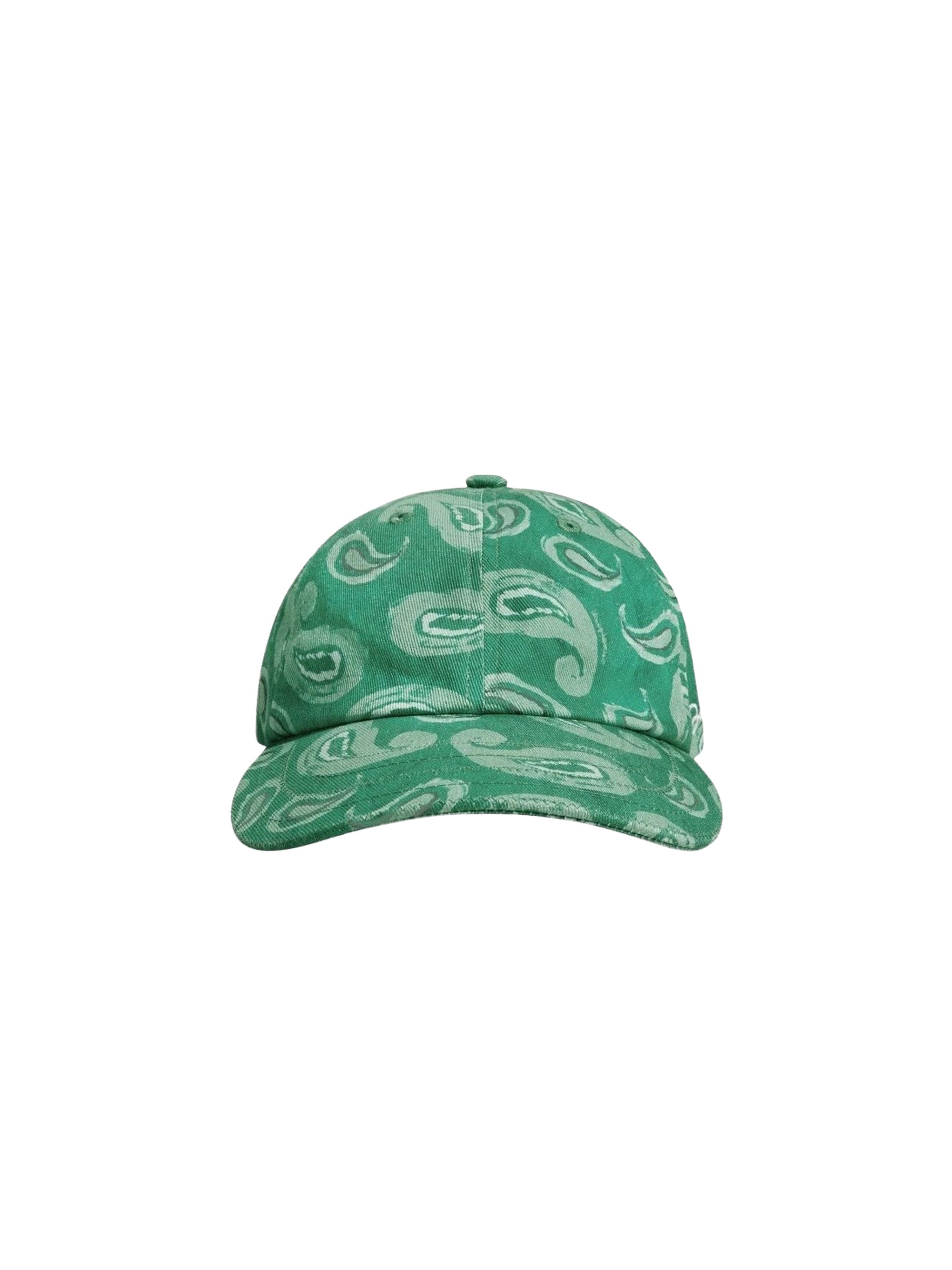 The Jacquemus Cap - Pop Green Paisley