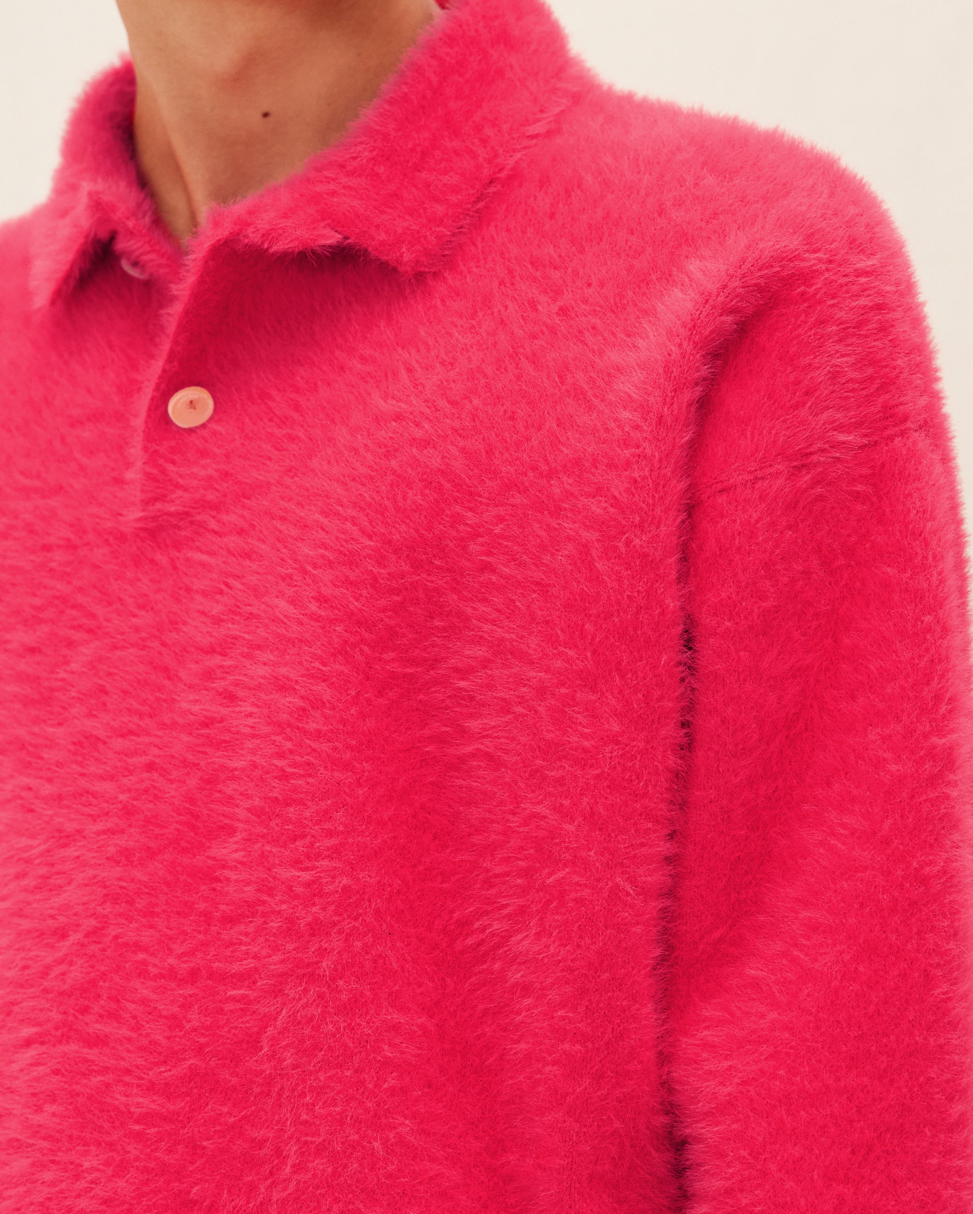 Polo Neve à manches longues - Dark Pink