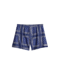 Caleçon imprimé - Print Navy Paisley